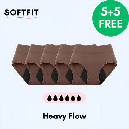 SoftFit | Läckagesäkra Underkläder (5+5 Gratis) Beige