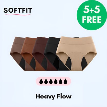 SoftFit | Läckagesäkra Underkläder (5+5 Gratis) Beige