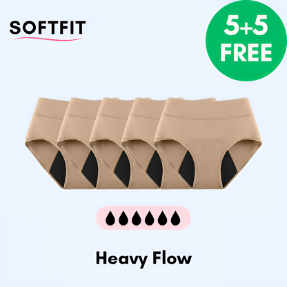 SoftFit | Läckagesäkra Underkläder (5+5 Gratis) Mix