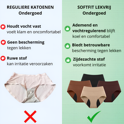 Comfort Plus Lekvrij Ondergoed (5+5 GRATIS) Bruin