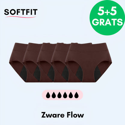 Comfort Plus Lekvrij Ondergoed (5+5 GRATIS) Rood