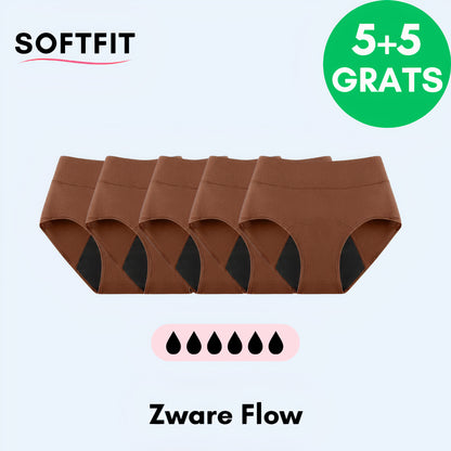 Comfort Plus Lekvrij Ondergoed (5+5 GRATIS) Bruin